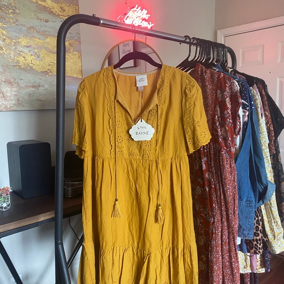 🧡 Yellow summer dress 💛 - Picture 3 of 3